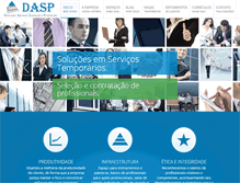 Tablet Screenshot of dasp.com.br